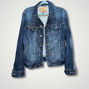 American Eagle Denim Jacket Size S Good Used Condition 360 Extreme Flex